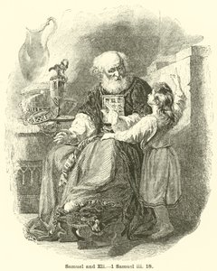 Samuel and Eli, 1 Samuel 3:18 by English School