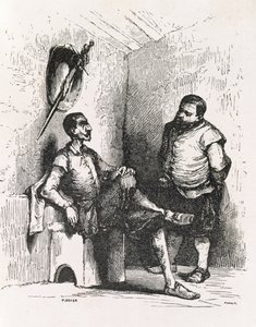 Sancho: I Should Make a Rare Landlord, Illustration from Act II, Scene I of Don Quixote in England. A Comedy, Engraved by P. Soyer by English School