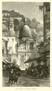 Santa Maria in Portico, Naples by English School
