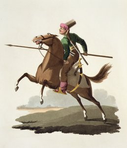 Saphir, from Costumes of the Various Nations, Volume VII, The Military Costume of Turkey, by Thomas MacLean, published c.1800-18 by English School