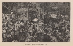 Saturday Night in the East End by English School