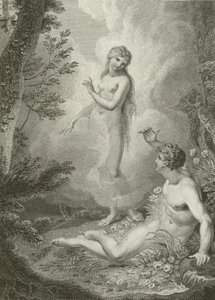 Scene from Paradise Lost, by John Milton by English School