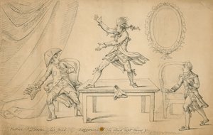 Scene from Sylvester Daggerwood by George Coleman the younger
