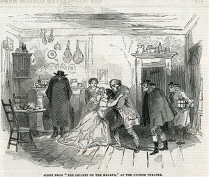 Scene from The Cricket on the Hearth at the Lyceum Theatre by English School