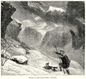 Scene in the Grampians: Stormy