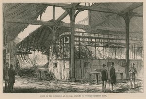 Scene of the Explosion at Victoria Station on Tuesday Morning Last, 1884 by English School