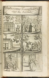 Scenes of levitation, and activities associated with witches and demons, from 