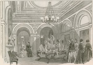 Schomberg House, Pall Mall - the millinery department by English School