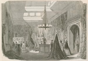 Schomberg House, Pall Mall - the shawl department by English School