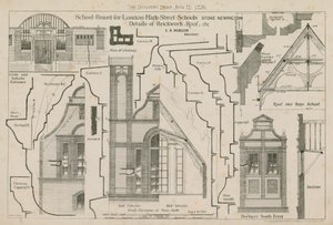 School Board for London, High Street Schools, Stoke Newington, London by English School