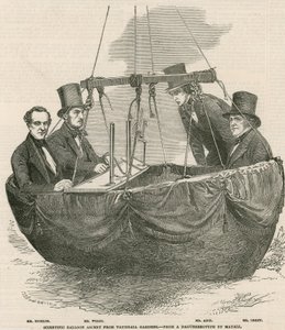 Scientific Balloon Ascent from Vauxhall Gardens, London