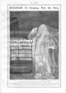 Scraping Past the Berg, from The Sphere, 27 April 1912