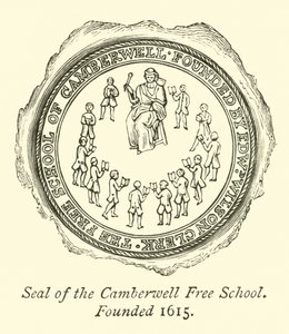 Seal of the Camberwell Free School, Founded 1615