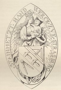 Seal of the Masons of Strasbourg, 1524, from 