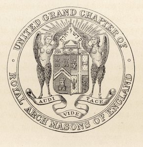 Seal of the United Grand Chapter of Royal Arch Masons of England, 1817, from 