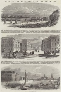 Seat of the War, Odessa, on the Black Sea by English School