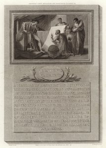 Sebastian Cabot explaining his discoveries to Henry VII by English School