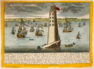 Second Eddystone Lighthouse, near Plymouth by English School