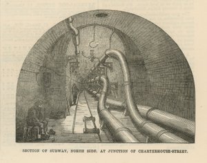 Section of Subway, North Side, at Junction of Charterhouse Street by English School