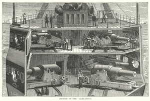 Section of the "Alexandra" by English School