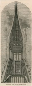 Sectional views of the Clock Tower, Westminster, London