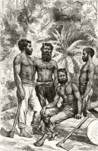 Semi-civilised Victorian Aborigines, from 