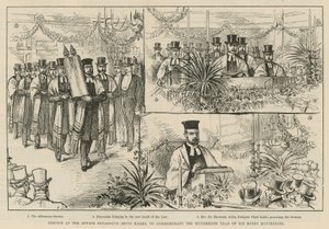 Service at the Jewish Synagogue, Bevis Marks, to commemorate the hundredth year of Sir Moses Montefiore