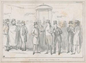 Settling Day at Tattersalls by English School