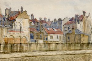 Shaftesbury Avenue, between Nassau Street (now Gerrard Place) and Dean Street by English School