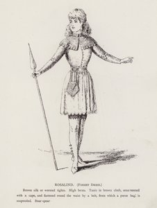 As You Like It: Rosalind, Forest Dress by English School