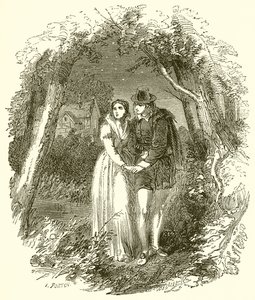 Shakespeare with His Wife to Be by English School
