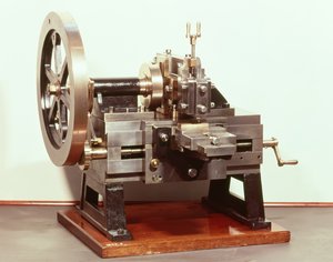 Shaping machine designed by James Nasmyth by English School
