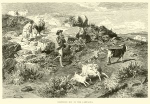 Shepherd Boy in the Campagna by English School