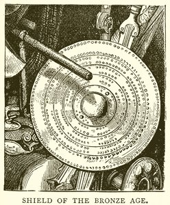 Shield of the Bronze Age by English School