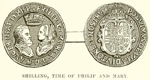Shilling, Time of Philip and Mary by English School