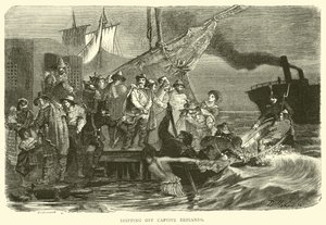 Shipping off Captive Brigands by English School