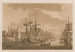 Ships and Boats on the Thames by English School