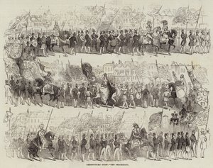 Shrewsbury Show, the Procession by English School