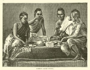 Siamese Ladies Dining