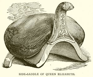 Side-Saddle of Queen Elizabeth by English School