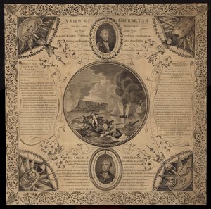 Siege of Gibraltar, 1779-1783 by English School
