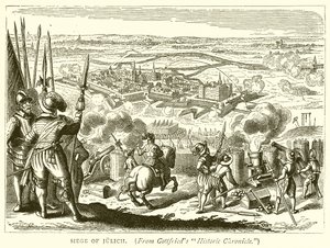 Siege of Julich by English School