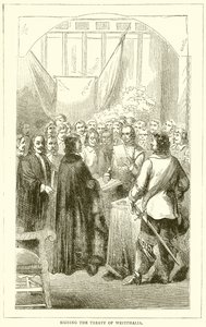 Signing the Treaty of Westphalia by English School