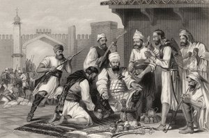 Sikh Troops Dividing the Spoil Taken from Mutineers, from 