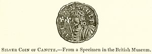 Silver Coin of Canute by English School