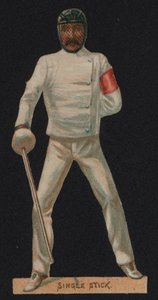 Single Stick, Fencing by English School