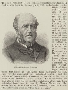 Sir Archibald Geikie by English School