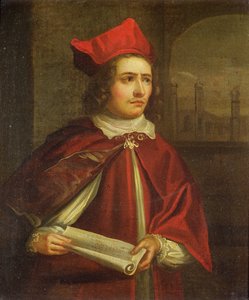Sir Augustus Harris as Cardinal Wolsey by English School