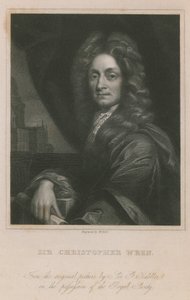 Sir Christopher Wren by English School