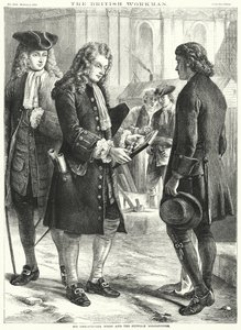 Sir Christopher Wren and the Suffolk Woodcutter by English School